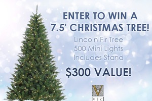 Christmas Tree Giveaway from Vickerman and LightBulbs.com!