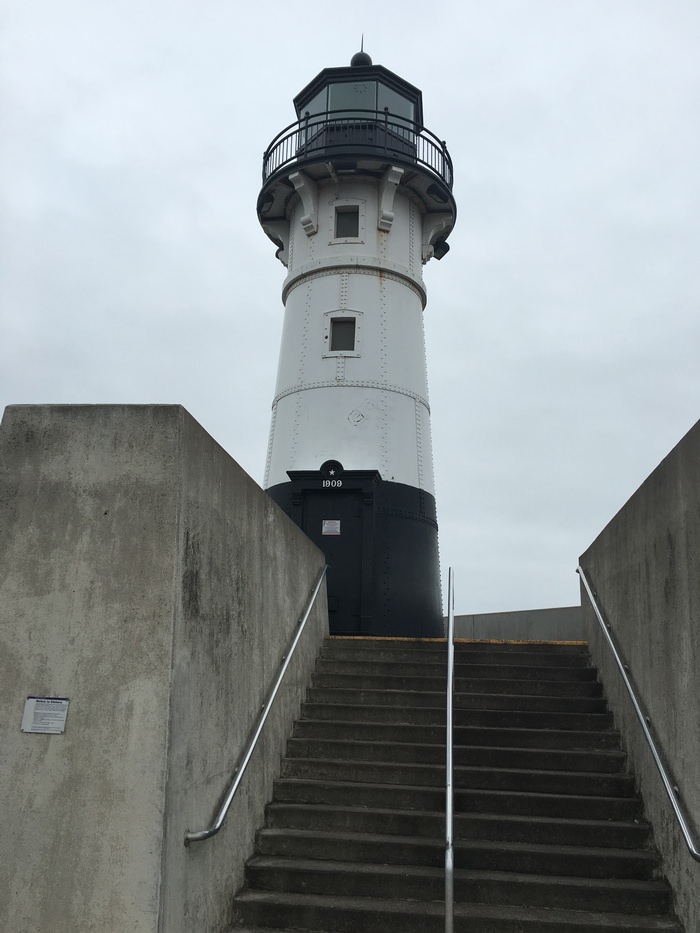 Black and White Lighthouse