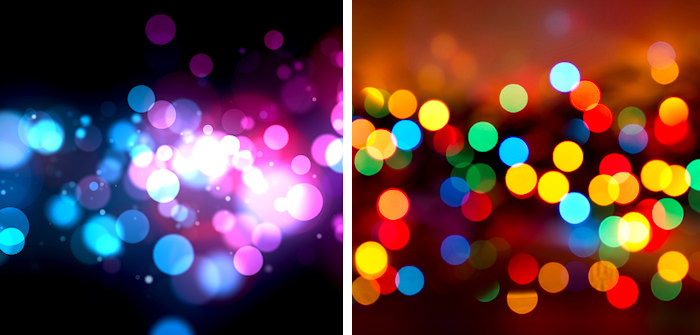 Black lights and Colored lights