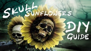 DIY | How to Make a Skull Sunflower
