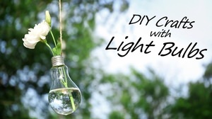 DIY Crafts with Light Bulbs
