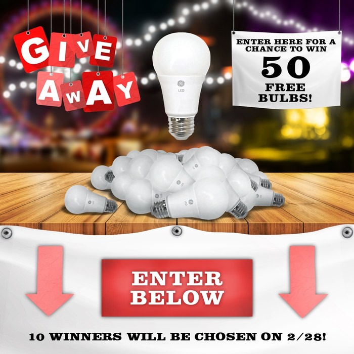 2022 GE LED Bulb Giveaway