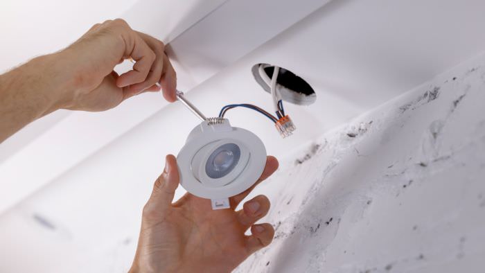 Installing LED Downlight