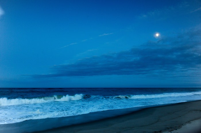 Beach at night