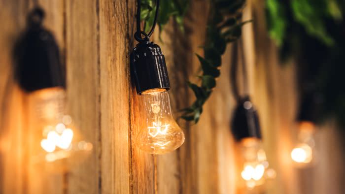 warm white string light set