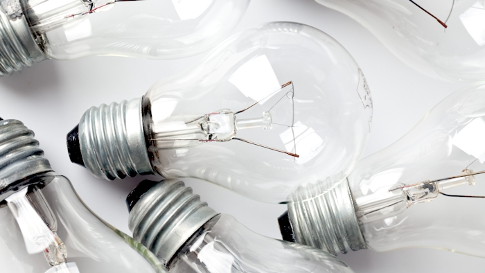 Bunch of Incandescent Light Bulbs