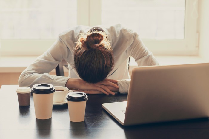 Tired woman
