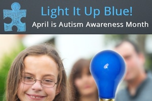 Light It Up Blue for Autism Month