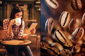 How does lighting affect coffee?