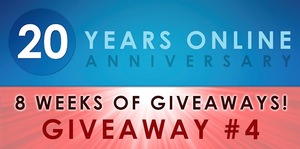 20th Anniversary Giveaway #4!