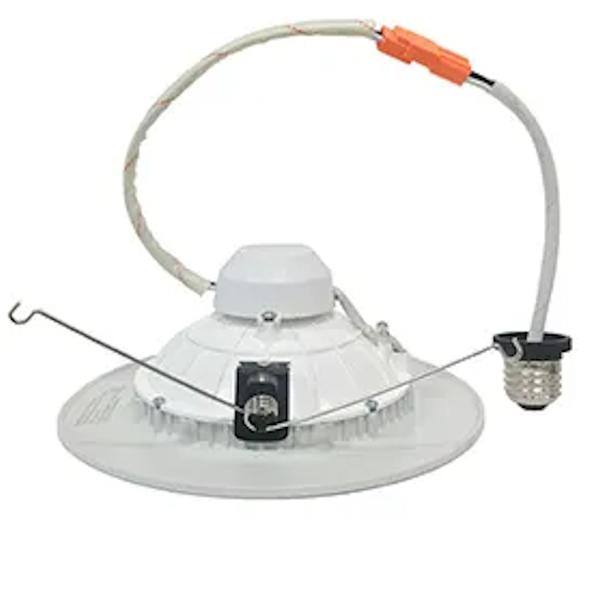 8" 12 watt 110/277 volt 4000K Cool White Round LED Downlight Retrofit