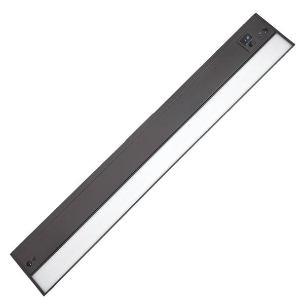 24" 14 watt Dark Bronze Under Cabinet Flex Single Circuit End Feed Connector