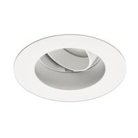 Amerlux 3.5" Matte White 2700K Warm White Adjustable LED Downlight Trim
