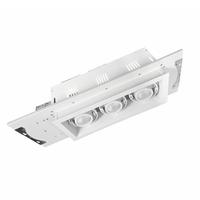 Attain LED 3 Light 3000K White Adjustable Recessed Downlight Fixture