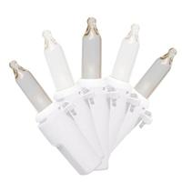 Brite Star 100 Light White Wire Clear/Frosted Miniature Christmas Light String Set