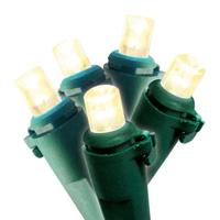 View 150 Light Green Wire 2700K Warm White LED Christmas Light String Set