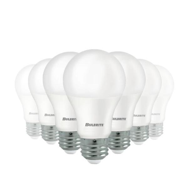 8.5 watt A19 Medium Screw Base 2700K Warm White LED Light Bulb (25 Pack)