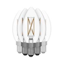 Bulbrite 4 watt 120 volt B11 Candelabra Screw Base 2700K Warm White LED Light Bulb (6 Pack)