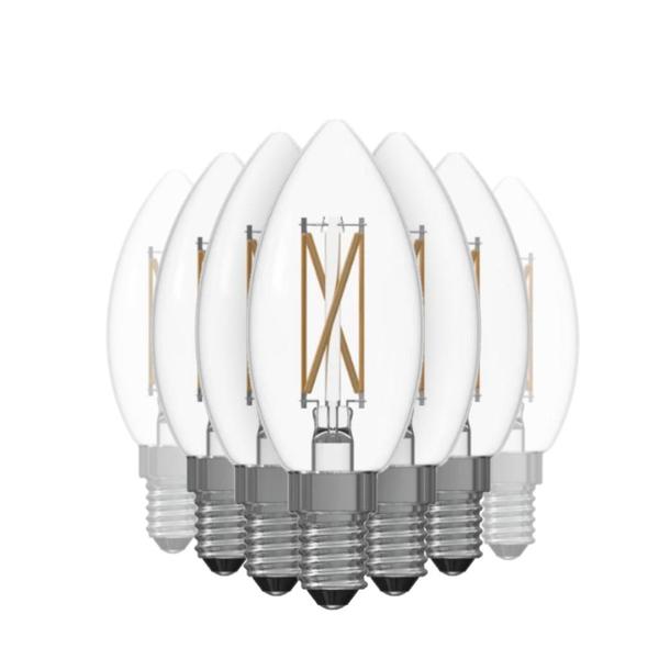 5 watt 120 volt B11 Candelabra Screw Base 3000K Natural White LED Light Bulb (25 Pack)