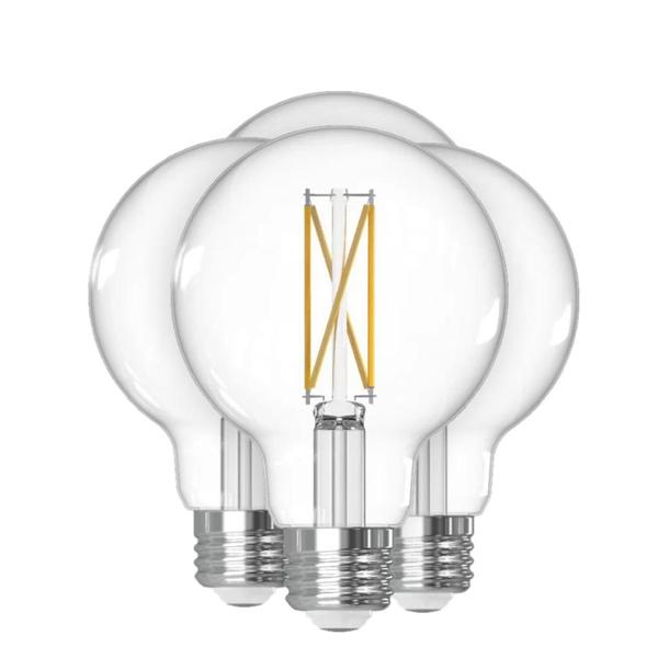 7 watt 120 volt G25 Medium Screw Base 4000K Cool White LED Light Bulb (4 Pack)