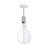 Bulbrite 4 watt 120 volt PS52 Medium Screw Base 2200K Warm White Vintage Gun Metal LED Pendant Light Fixture
