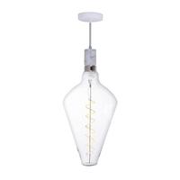 Bulbrite 4 watt 120 volt Diamond Medium Screw Base 2200K Warm White LED Pendant Light Fixture