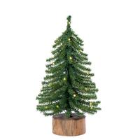 Celestial Lights 1.5' 22 Light Prelit Downswept Battery Operated Artificial LED Mini Tree