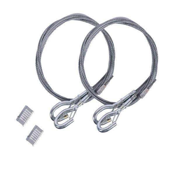 5' Aircraft Cable Asymmetric Y-Fit  Safety Cable (2 Pack)