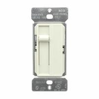 Cooper Light Almond Single Pole Slide Fan Control