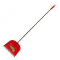 View 4.4' Red Long Handle Dustpan