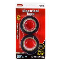 View 30' Black PVC Electrical Tape (2 Pack)