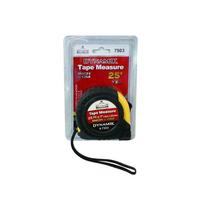 Dowin 25' Black/Yellow Tape Measure