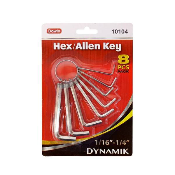 Hex Key Set (8 Pack)