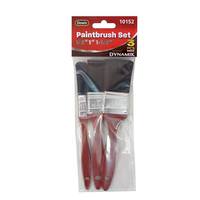 Dowin 0.5"-1.5" Red Assorted Paintbrush Set (3 pack)
