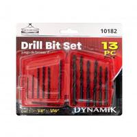 Dowin 13 Piece 1/16"-1/4" Drill Bit Set