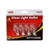 Dowin 7 watt C7 Candelabra Screw Incandescent Light Bulb (4 Pack)
