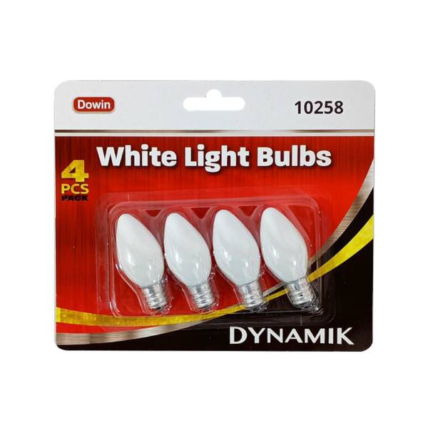 C7 Candelabra Screw Base Frosted Incandescent Light Bulb (4 Pack)
