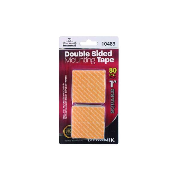 1" 80 PC Double Sided Mounting Tape