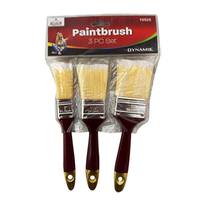 Dowin 1-2" Brown Paintbrush Set (3 Pack)