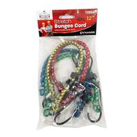 Dowin 12" Stretch Multi-Color Bungee Cord (4 Pack)
