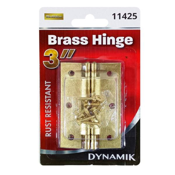 3" Brass Utility Hinges (2 Pack)