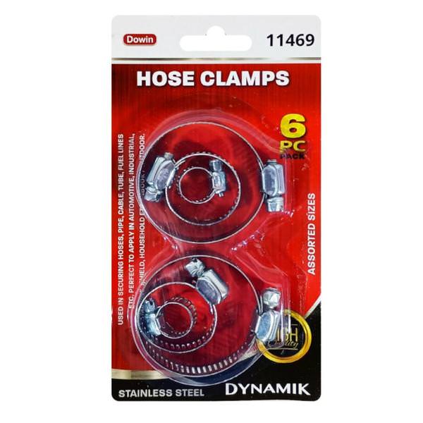 Deluxe Hose Clamps (6 Pack)