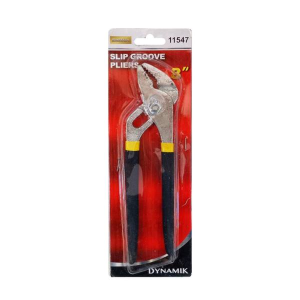 8" Black/Yellow Slip Groove Pliers