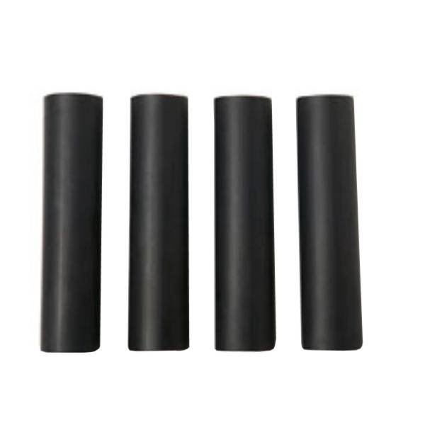 8" Black Heat Shrink Thick Wall Tubing (4 Pack)