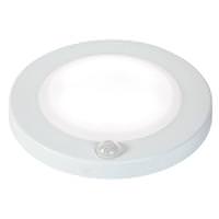 EPCO 8" 15 watt 120 volt CCT Selectable Ceiling Mount White LED Downlight with Motion Sensor