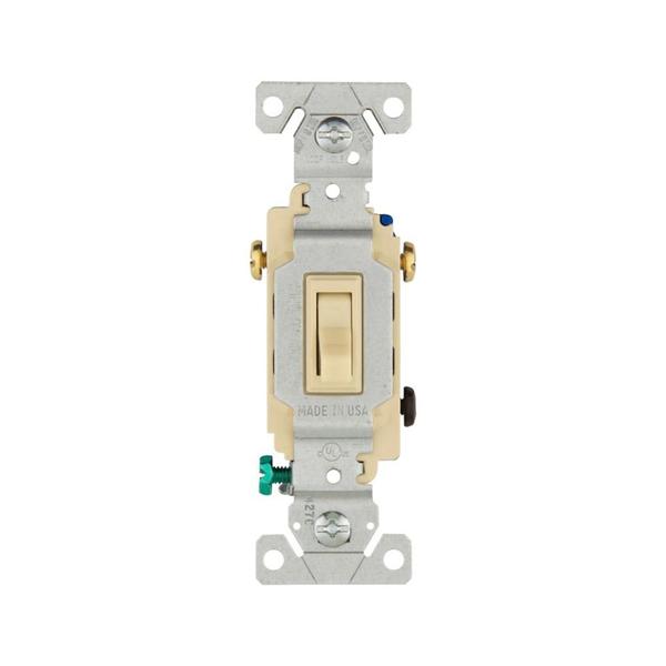 3-Way 15A 120 volt Toggle Wall Outlet