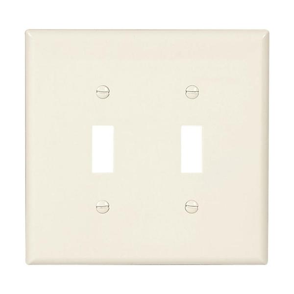 2 Gang Toggle Switch Wall Plate