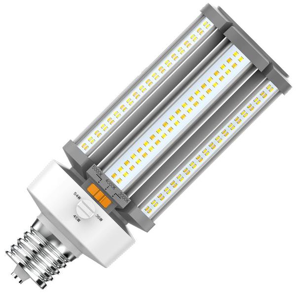 54/45/36 watt 100/277 volt Mogul Screw Base CCT Selectable Dimmable LED Light