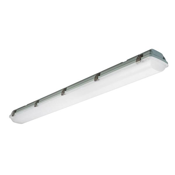 4' Selectable watt 120/347 volt 5000K Daylight LED Vapor Tight Light Fixture