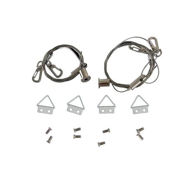 5' Aircraft Cable Kit for LED Panel Fixtures